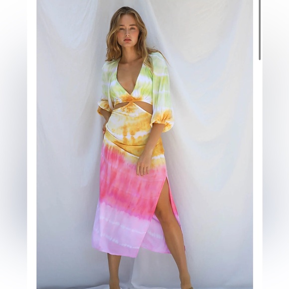 NWOT Jen’s pirate booty tie dye rio Sonora dress size small - Picture 1 of 7